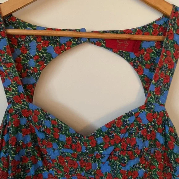 Tigerlily Floral Mini Summer/ Spring Dress AU 14 Rayon Lightweight Pre Owned EC - Picture 5 of 13